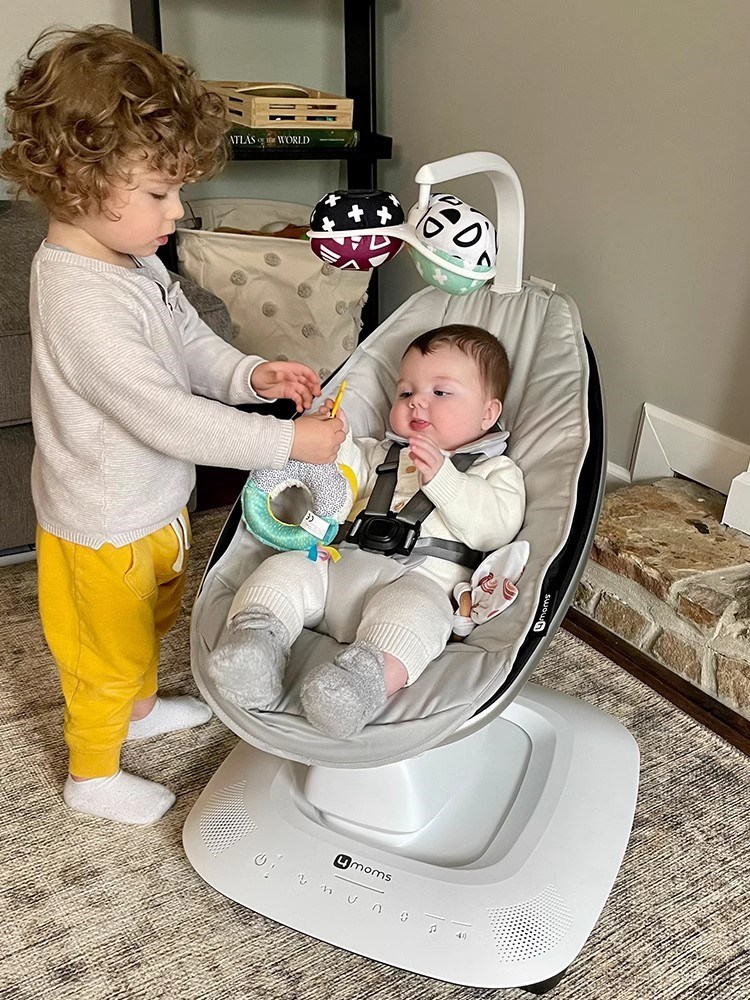 美国4moms mamaroo婴儿电动摇椅躺椅摇篮宝宝安抚椅哄娃止哭神器