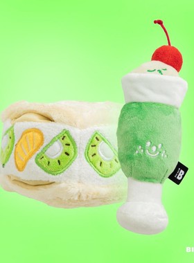 【现货】韩国正品Biteme宠物狗狗哈密瓜苏打水藏食发声玩具