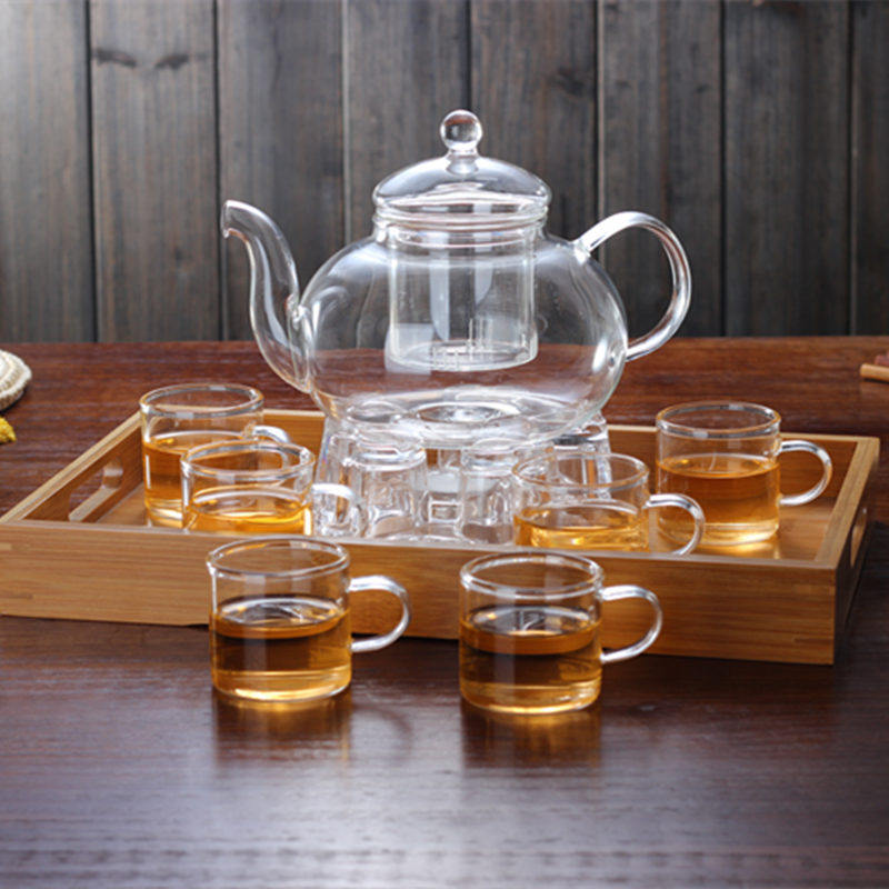 耐热泡茶器茶百家玻璃透明可加热