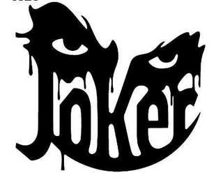 小丑脸搞笑乙烯基贴花窗汽车后备箱装饰贴纸