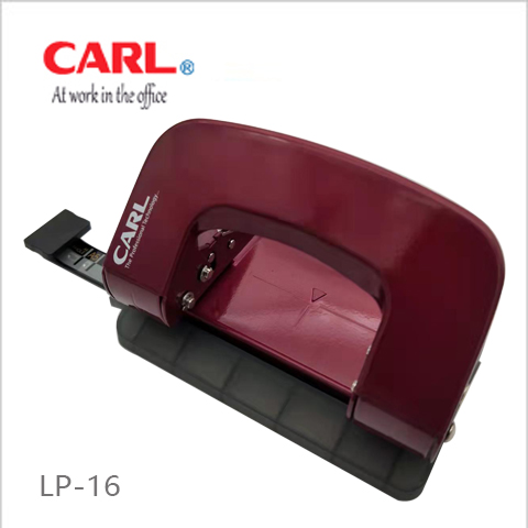 日本咖路（CARL）LP-16两孔手握打孔器办公学习档案文件装订图文