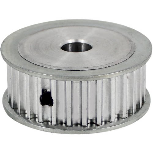 铝合金同步轮P-AF-S5M25齿 外径38.83 带宽W3 6mm 圆孔顶丝