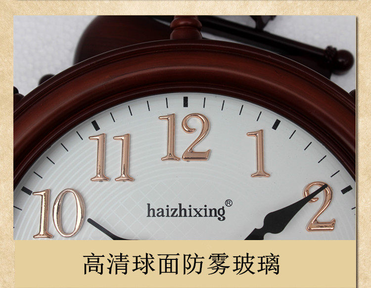 THE NEW EUROPEAN-STYLE TABLE CLOCK CREATIVE SILENT TABLE CLOCK PERSONALIZED SITTING CLOCK LIVING ROOM PENDULUM CLOCK LISHENG QUARTZ DECORATIVE TABLE CLOCK