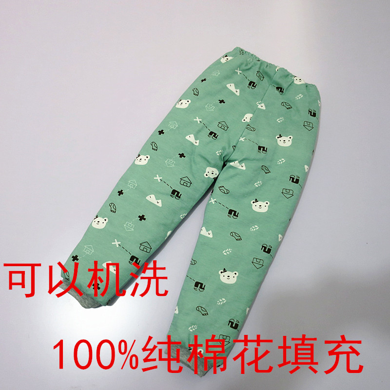 儿童高腰棉花棉裤冬季加厚学生套校服棉裤内胆宝宝纯棉质机洗棉裤