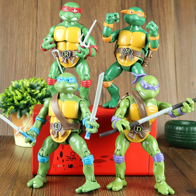忍者神龟武器模型游戏可动人偶