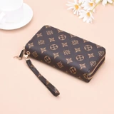 Длинный бумажник, модная вместительная и большая цепочка с молнией, маленькая сумка клатч, европейский стиль