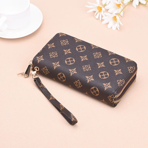 Длинный бумажник, модная вместительная и большая цепочка с молнией, маленькая сумка клатч, европейский стиль