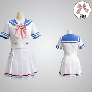 碧蓝档案cos浦和花子水手服女cosplay二次元动漫角色扮演服装全套