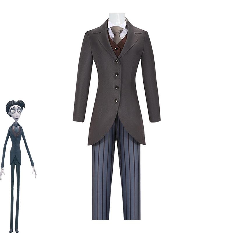 僵尸新娘cos服男主角维克多cosplay动漫服装全套万圣节表演服新款