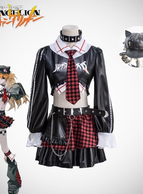 明日香cos服eva摇滚乐队福音战士手办同款cosplay服小不点二次元