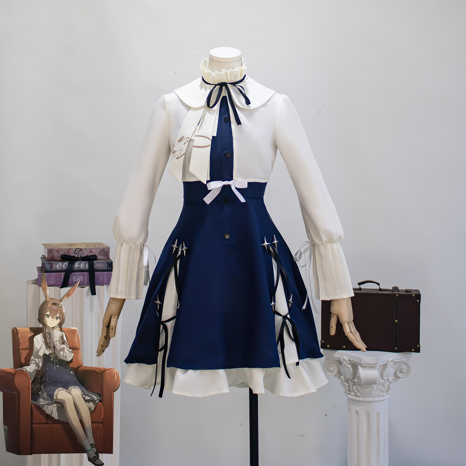 明日方舟阿米娅cos服留影烁今cosplay二次元游戏动漫服装全套女装