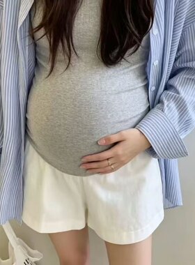 孕妇打底裤阔腿直筒休闲裤五分裤