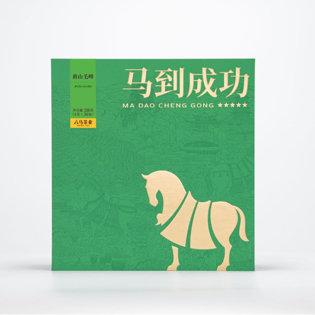 八马茶叶 BH021【2025年新茶】马到成功黄山毛峰-200克