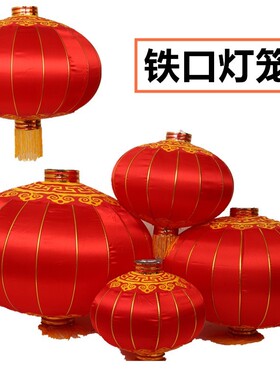 舞蹈幼儿园福字节日植绒小灯笼