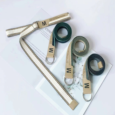 男女通用编织帆布休闲腰带裤带