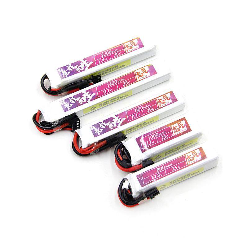 锂电池11.1V水弹电池7.4V高放3S发射器300-1400mah聚合物XT30