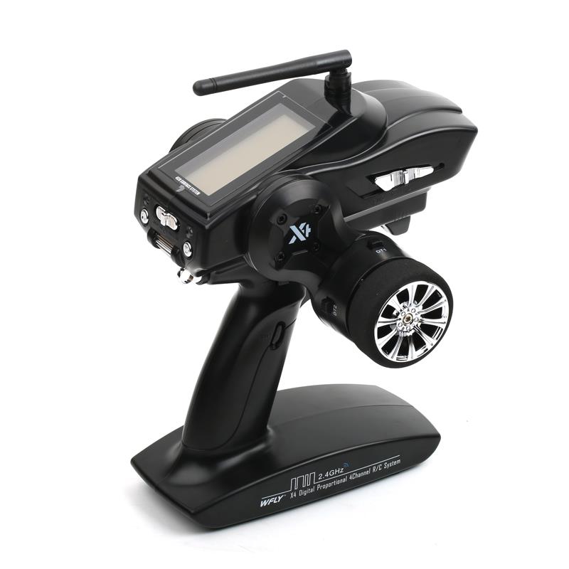 WFLY X4 全能中文2.4G液晶遥控器车船可用四通道带失控保护
