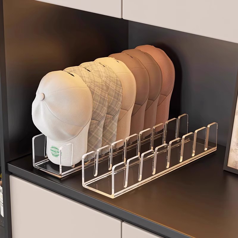 亚克力分层鸭舌棒球帽收纳架