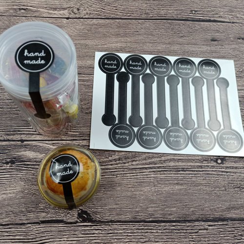 长条烘焙封口贴不干胶纸可定制