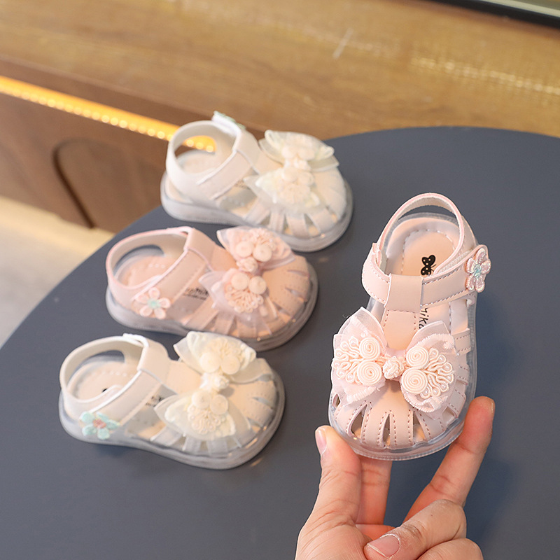 6-12个月婴儿凉鞋女童鞋夏季婴儿软底学步鞋小公主鞋1一2岁宝宝鞋