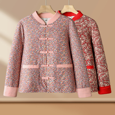 妈妈装棉衣保暖妈妈装护背棉服
