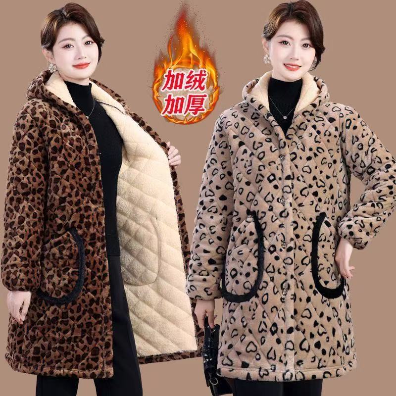 中长款棉袄棉服时尚外套罩衣