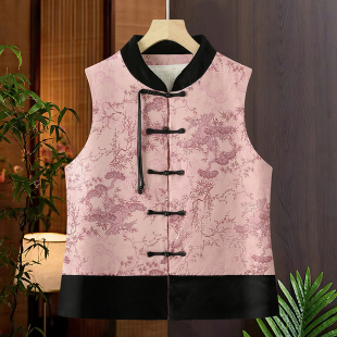 百搭高档显瘦马夹女秋冬装 马甲女复古设计气质时尚 新中式 2025新款