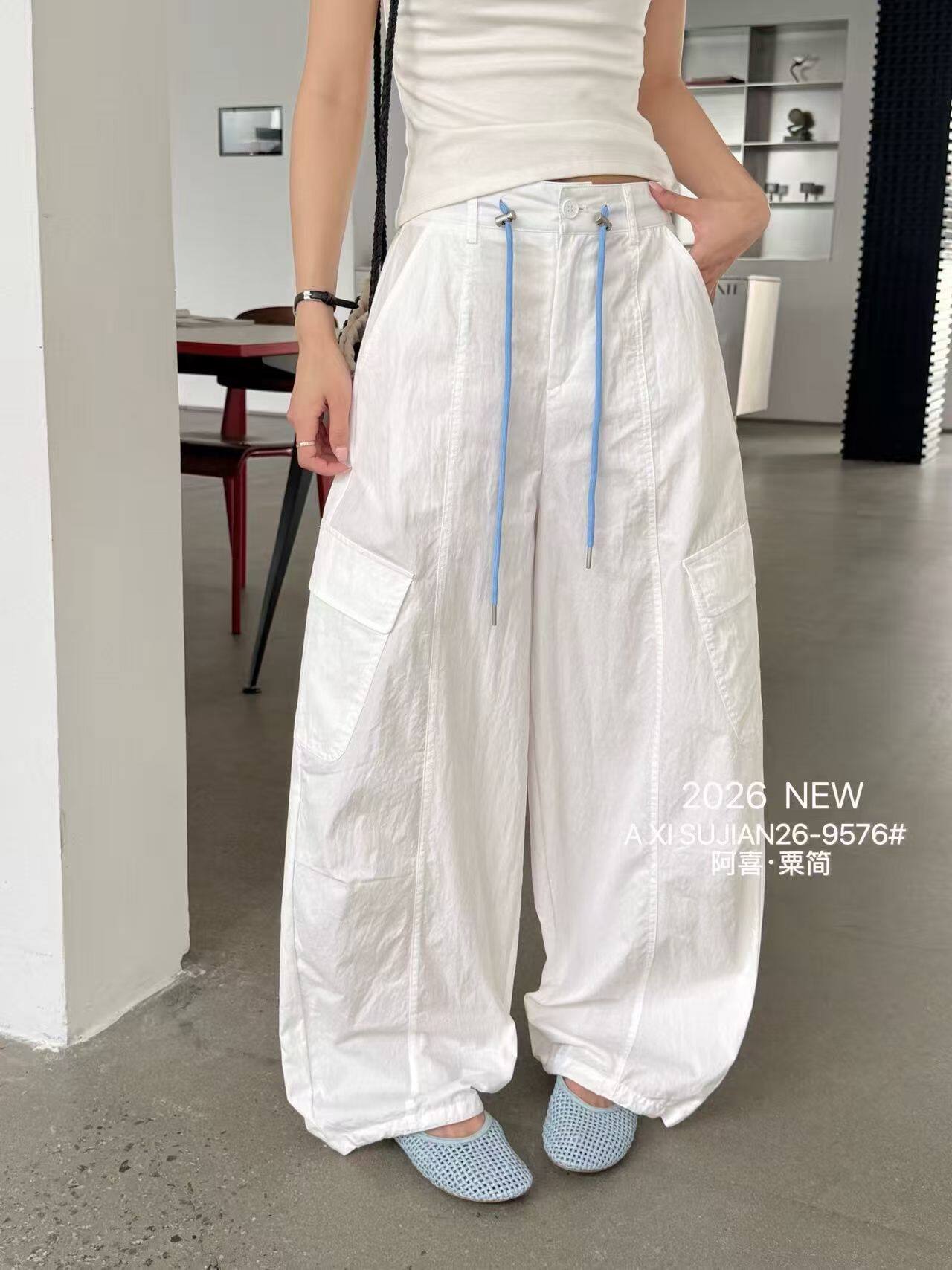 2026春夏新款韩版宽松显瘦洋气工装裤