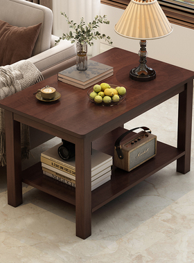 实木小茶几桌子沙发边几客厅家用新中式小户型床头方桌简易小桌子