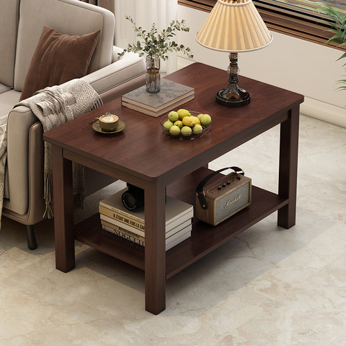 实木小茶几桌子沙发边几客厅家用新中式小户型床头方桌简易小桌子