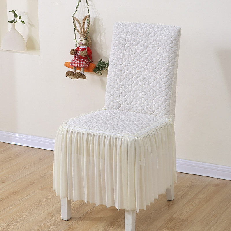 新款全包连体椅子套罩四季通用凳子套子高档夹棉加厚一体餐椅套罩