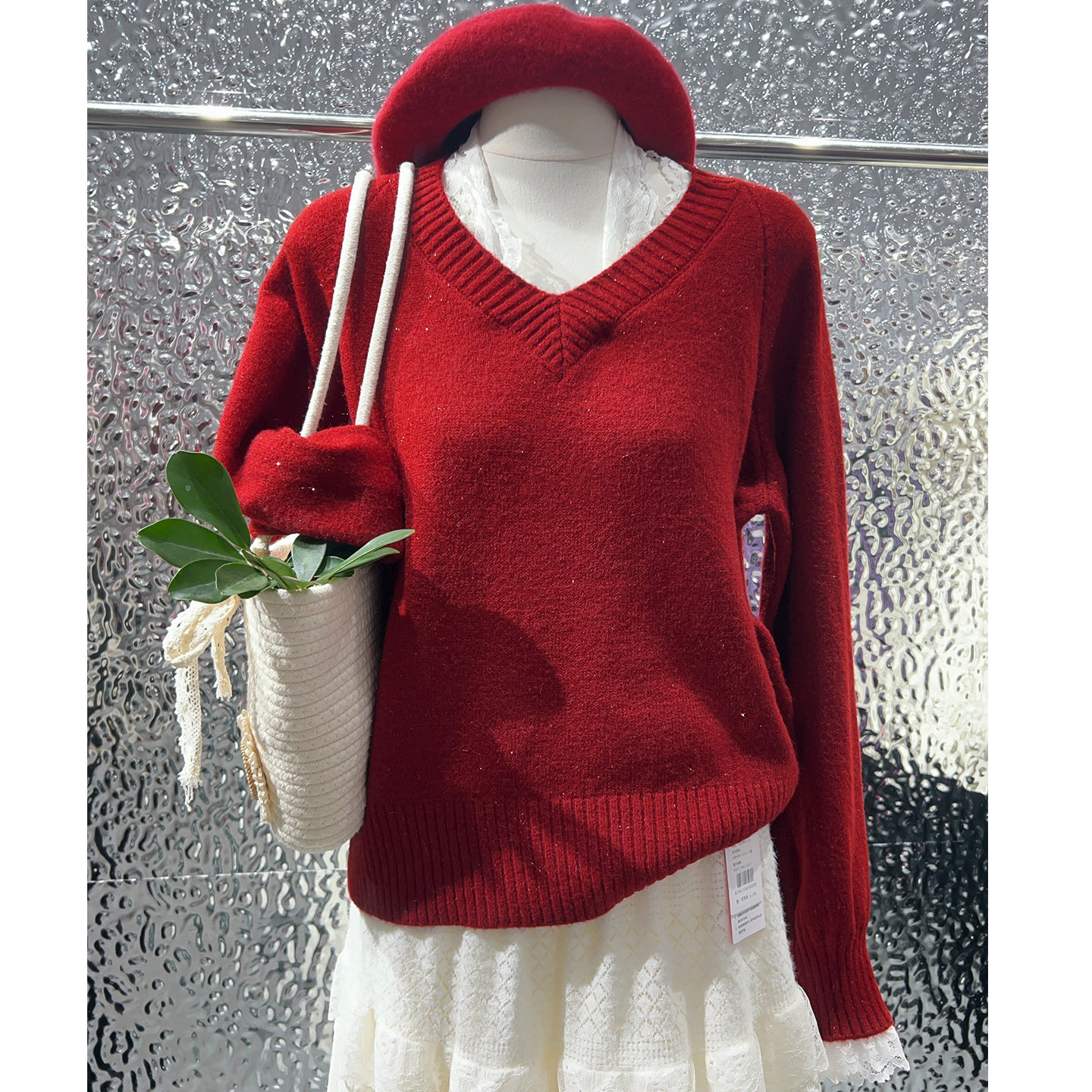 高级感毛衣女修身长袖针织衫上衣