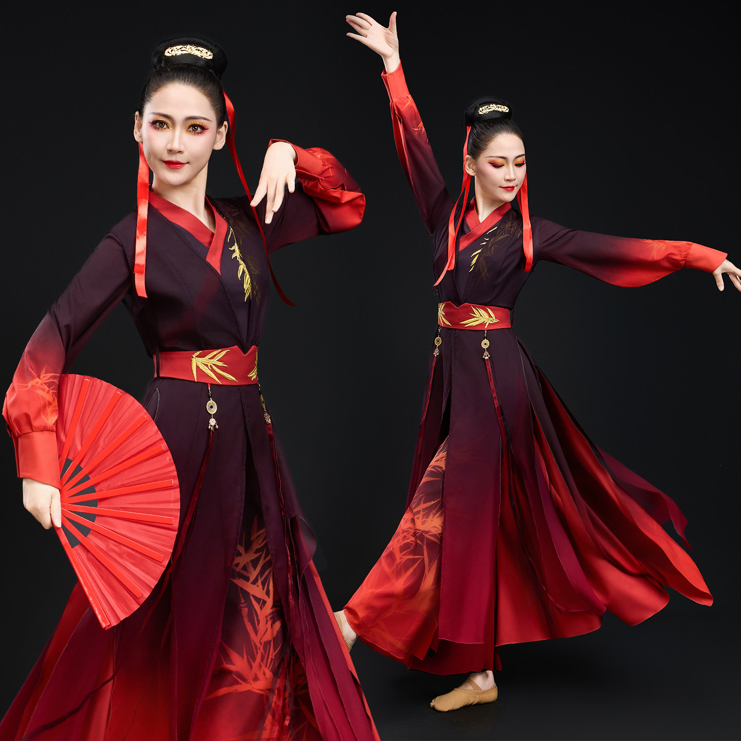 高先玉老师苍穹唤原版古典广场舞演出服女飘逸武侠剑舞服装新款