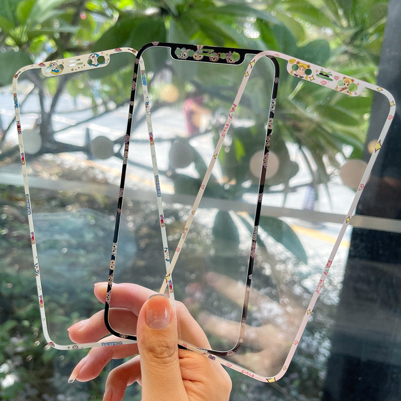 苹果15promax软边玻璃彩膜