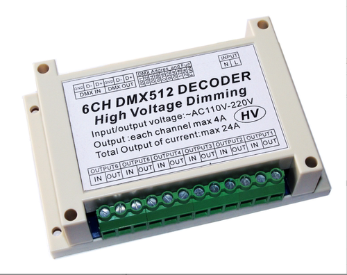 DMX-HVDIM-6CH可控硅控制器