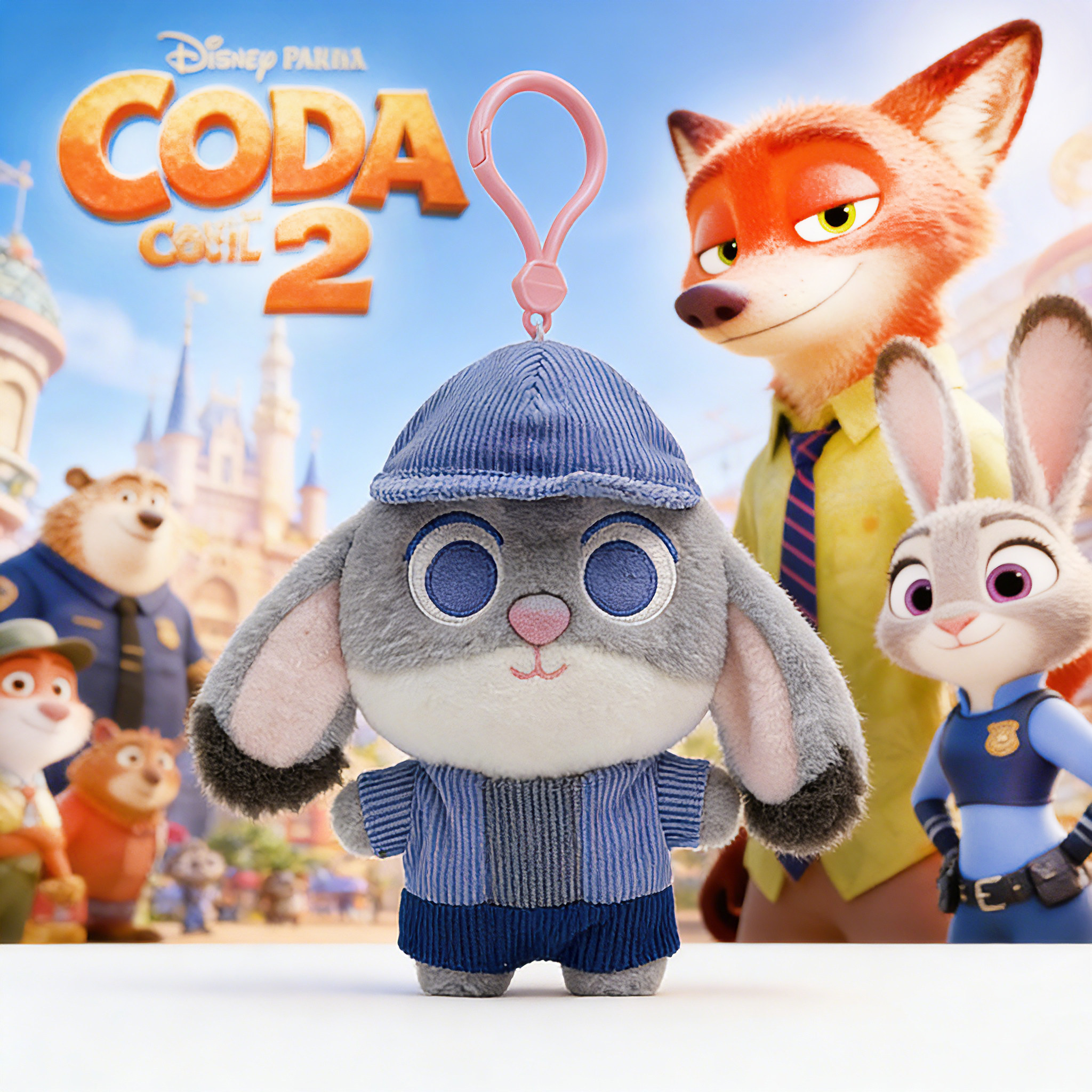 正版疯狂动物城2玩偶挂件公仔女