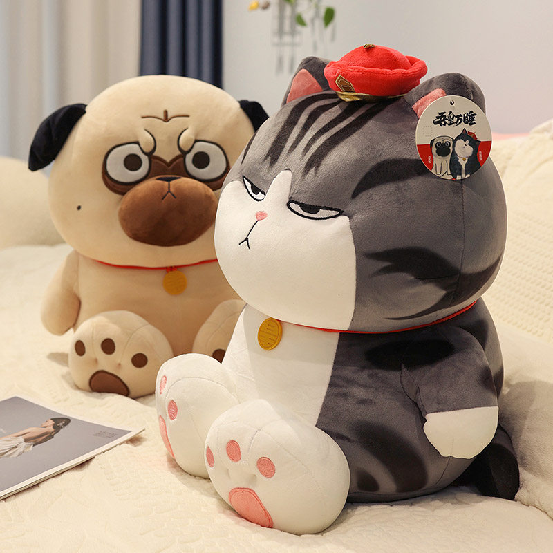 吾皇猫公仔万睡猫毛绒玩具巴扎黑猫咪玩偶生日礼物女生超软布娃娃