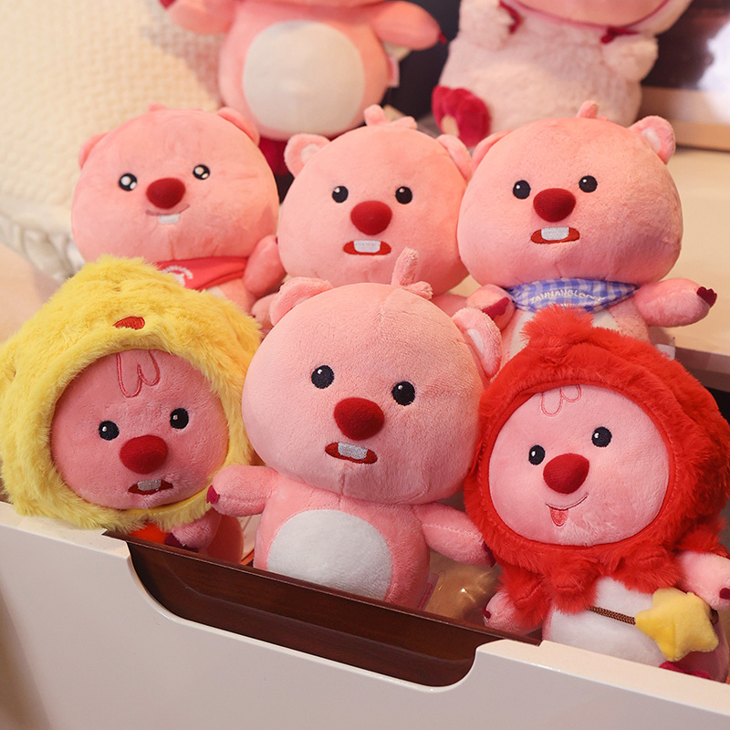 正品loopy玩偶露比小海狸