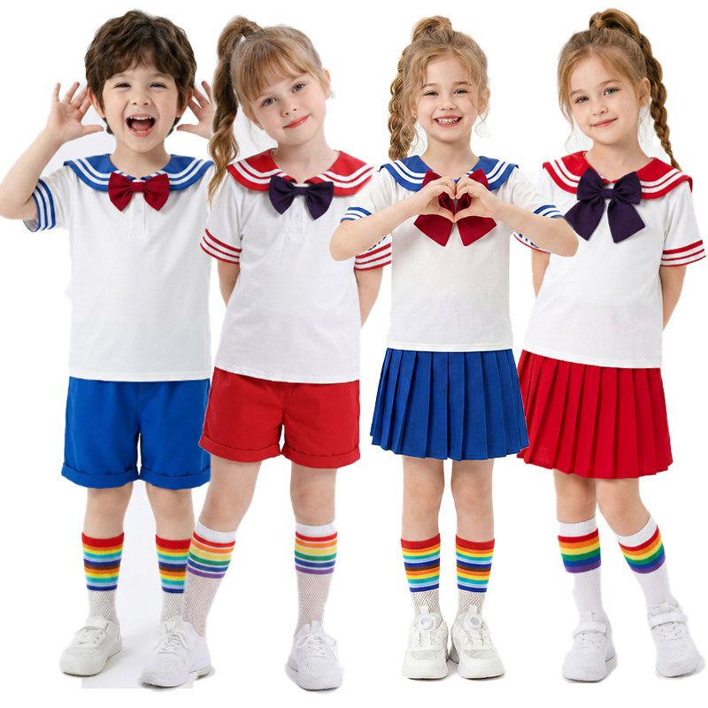 儿童水手服园服六一毕业照套装