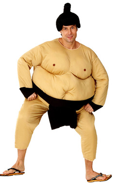 万圣节服装年后搞笑鬼节服装相扑服装非充气日本相扑大胖子衣服