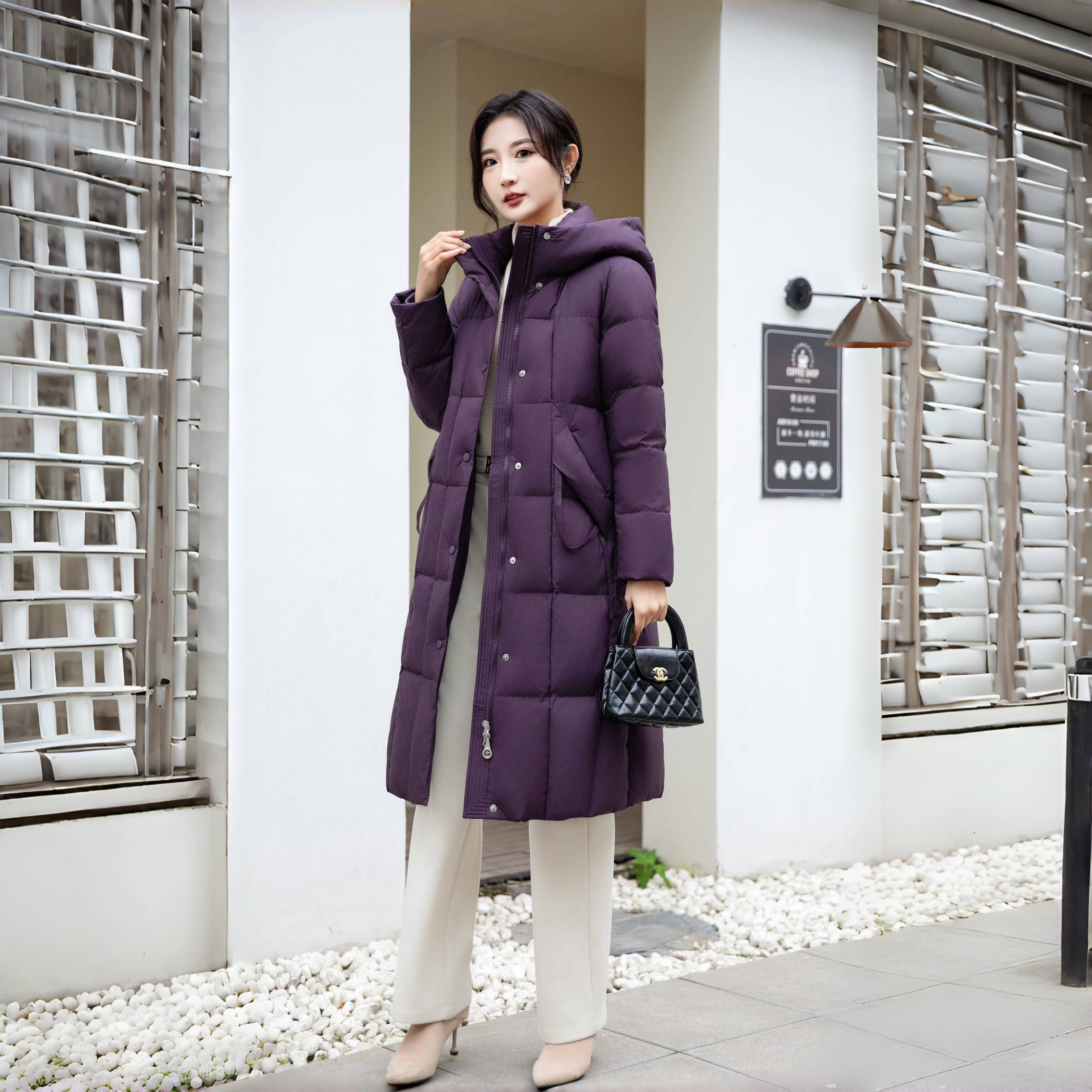 2024冬季新款中长款羽绒服