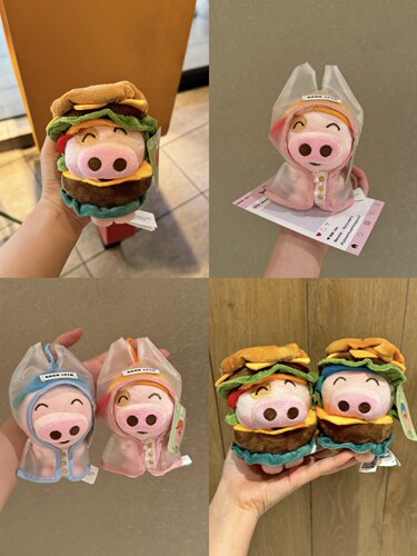 正版可爱麦兜麦唛包包挂件毛绒玩偶挂饰少女心布艺玩具配饰伴手礼