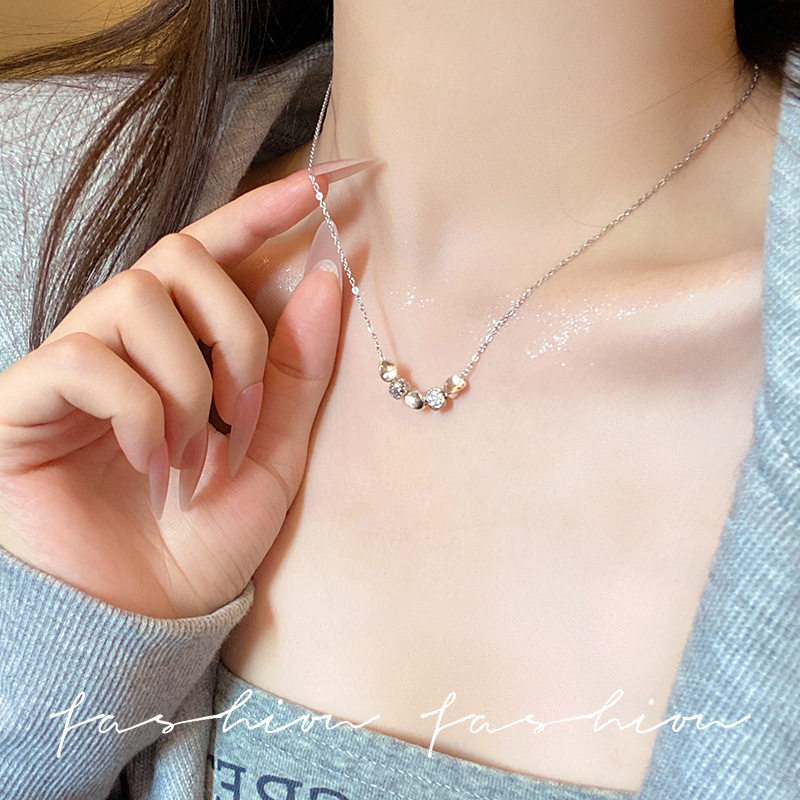 碎银子项链女2025新款适合夏天带的锁骨链甜酷气质辣妹风颈链配饰