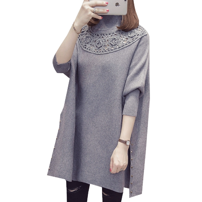 中长款毛衣女秋冬2021新款潮洋气