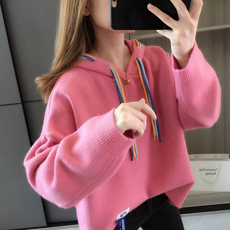 时尚连帽，宽松显瘦，潮流百搭，甜美减龄