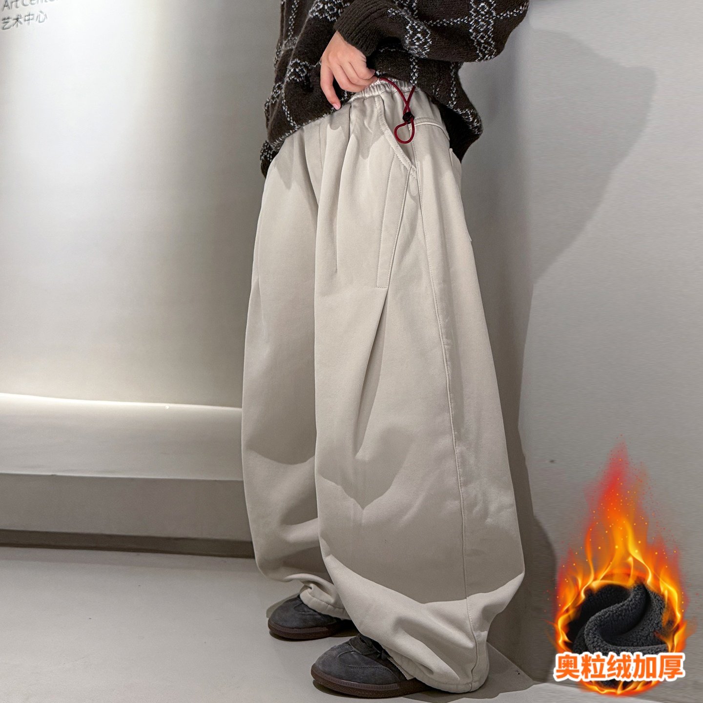 男童加绒裤子秋冬款2025新款大儿童装冬季一体加厚休闲工装裤冬装,童装/婴儿装/亲子装,裤子,淘宝优惠券,粉丝福利购,淘宝优惠卷