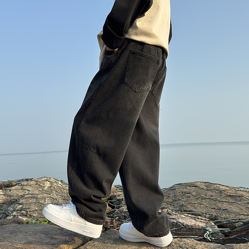 男童加绒裤子秋冬款2024新款