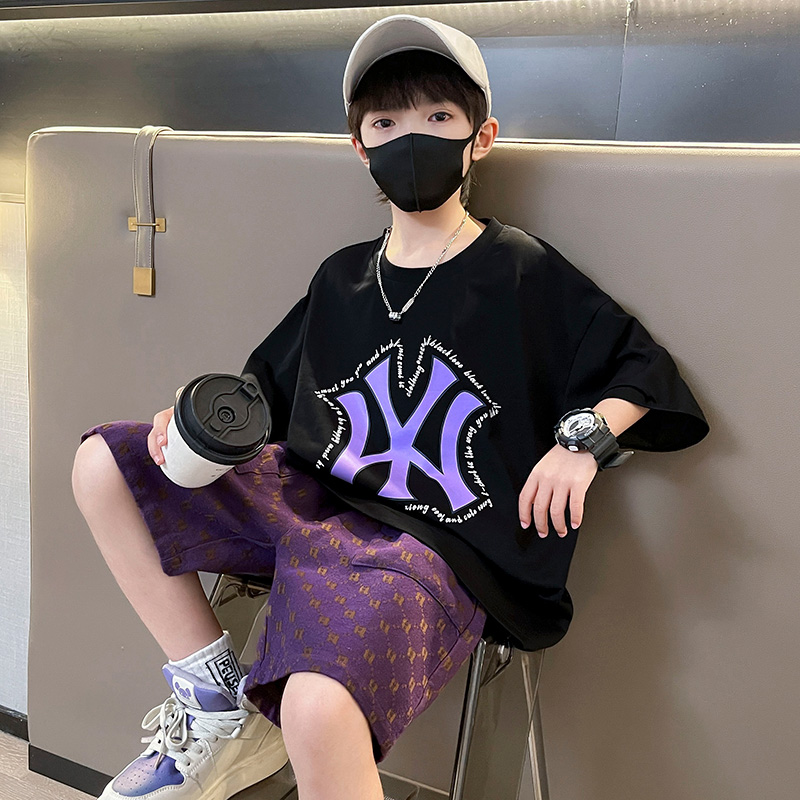 男童夏装套装2025新款儿童