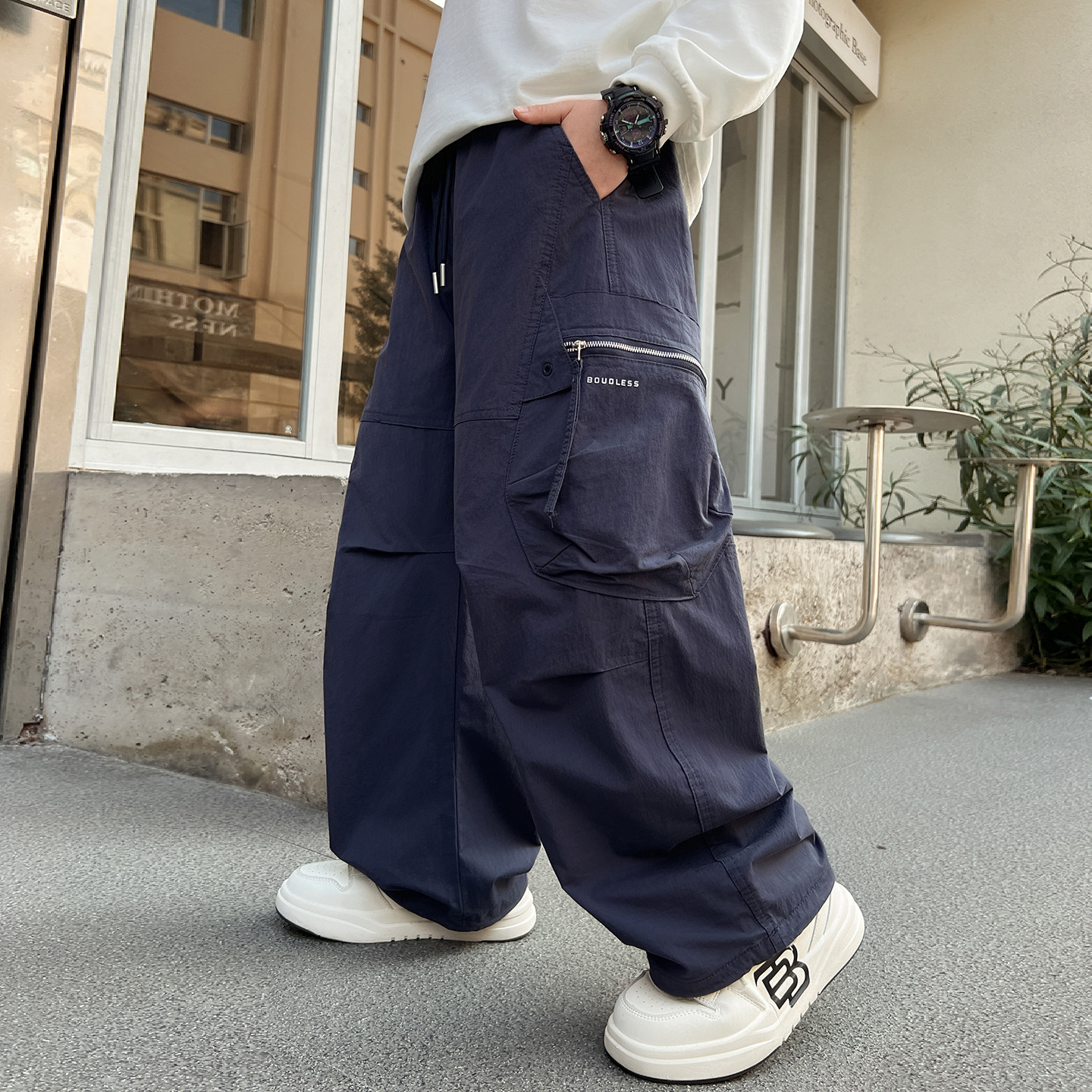 儿童装男童春装工装裤休闲2026新款春季裤子直筒阔腿男孩炸街潮酷,童装/婴儿装/亲子装,裤子,淘宝优惠券,粉丝福利购,淘宝优惠卷