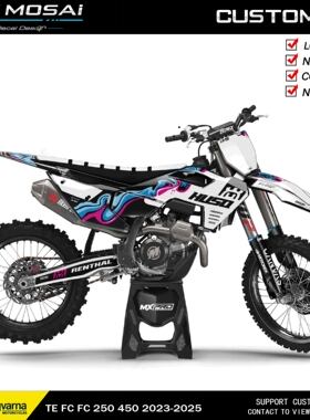 适用于 HUSQVARNA TE FE TC  250 2023-2026恒建胡思瓦娜贴花贴纸